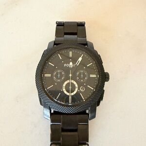 Fossil Men’s Watch in Monochrome Black (Montre FS4552)